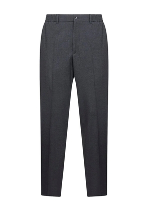 Tagliatore elasticated waistband tapered trousers - Grey