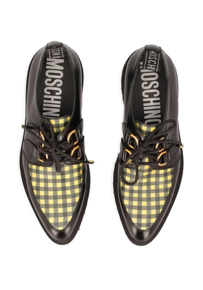 Moschino Pre-Owned lace-up derby shoes - Black