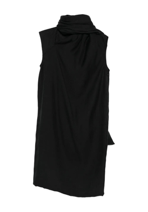 TOTEME cowl-neck sleeveless dress - Black