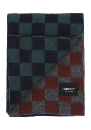Howlin' checkerboard scarf - Blue