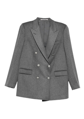 Tagliatore cashmere double-breasted blazer - Grey