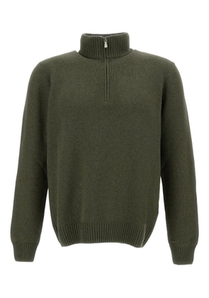 Gran Sasso zipped turtleneck sweater - Green