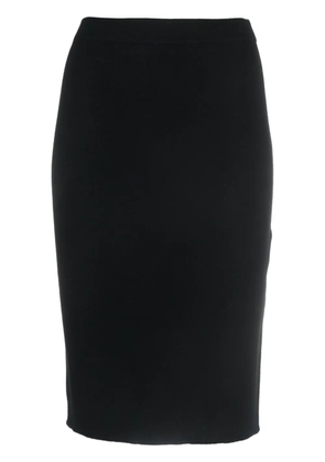 Saint Laurent fine-knit pencil skirt - Black