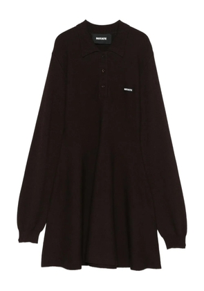 ROTATE BIRGER CHRISTENSEN long-sleeve mini dress - Brown