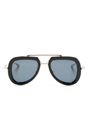 VALENTINO GARAVANI EYEWEAR V~Lstory pilot-frame sunglasses - Black