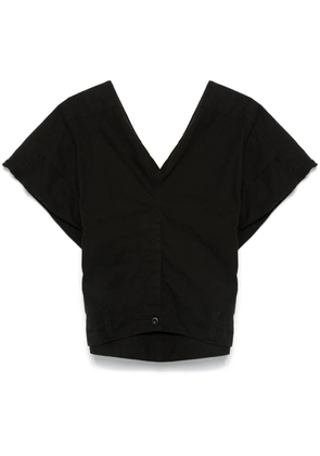 Balenciaga deconstructed top - Black