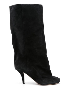 Paris Texas 85mm suede boots - Black