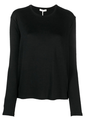 rag & bone crew-neck drop-shoulder top - Black