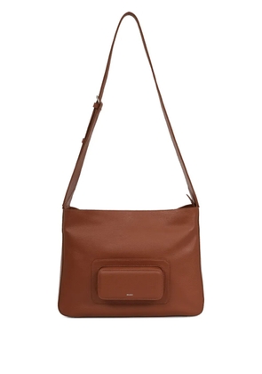 MISCI Moquequinha leather messenger bag - Brown