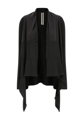 Rick Owens ribbed wool cardigan - Black