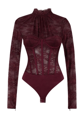 Retrofete Valentina lace bodysuit - Red