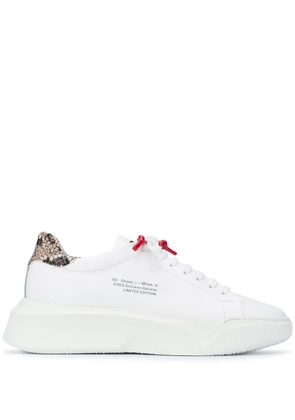 Giuliano Galiano python Nemesis sneakers - White