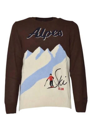 MC2 Saint Barth crew-neck sweater - Brown