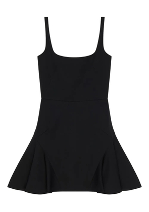 Givenchy square-neck fluted mini day dress - Black