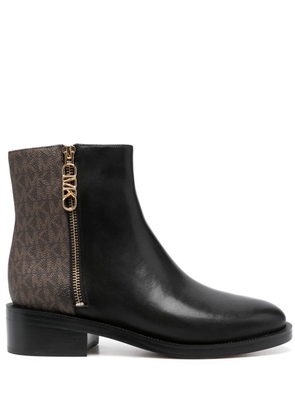 Michael Michael Kors Regan monogram-print boots - Black