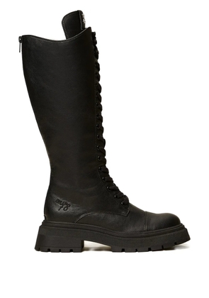 TWINSET x Myfo lace-up boots - Black