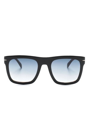 Eyewear by David Beckham DB 7000/S Flat square-frame sunglasses - Black