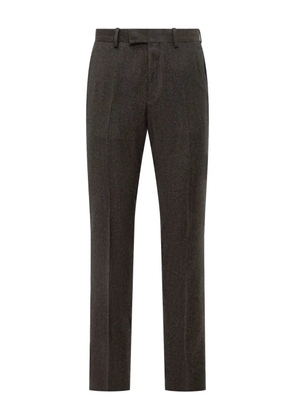 Zegna wool pleated trousers - Brown