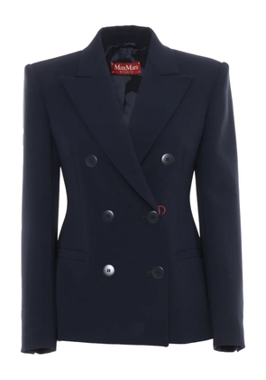Max Mara Key double-breasted structured blazer - Blue