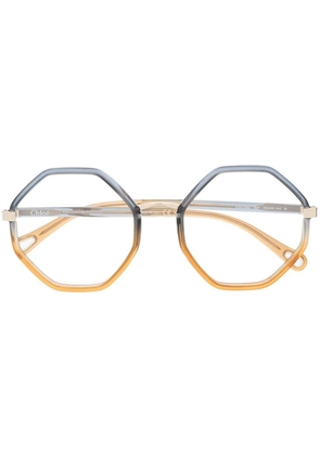 Chloé Eyewear round-frame glasses - Yellow