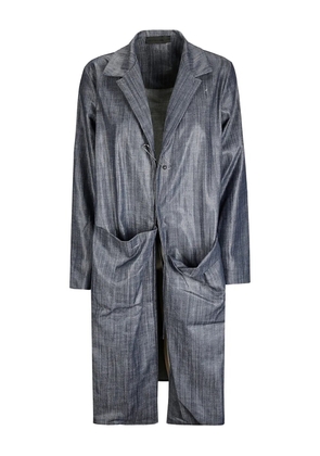Maria Calderara chambray coat - Blue