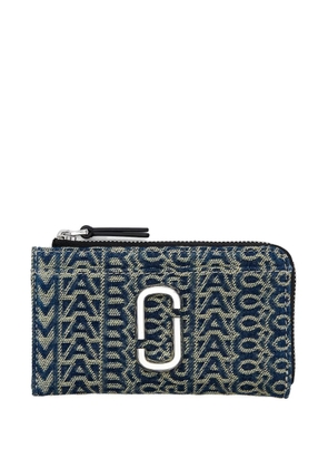 Marc Jacobs The Monogram denim wallet - Blue