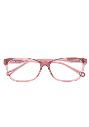 Chloé Eyewear rectangle-frame glasses - Pink