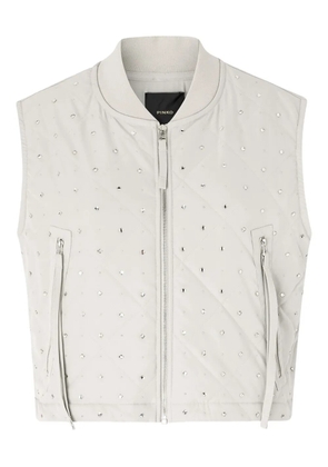 PINKO Amata quilted gilet - Grey