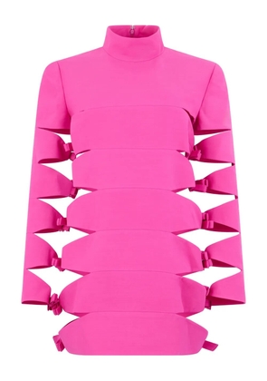 Valentino Garavani bow-detail mini dress - Pink