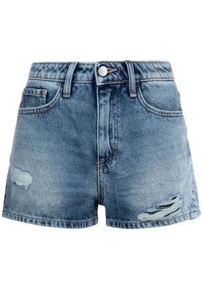 ICON DENIM distressed shorts - Blue