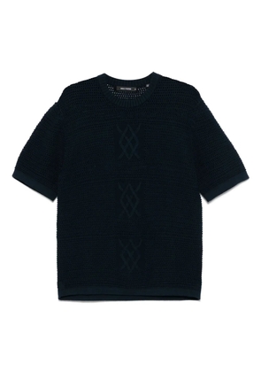 Daily Paper crochet T-shirt - Blue