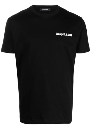 DSQUARED2 logo-print cotton T-shirt - Black
