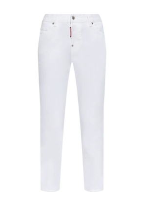 DSQUARED2 logo-patch jeans - 100 WHIITE