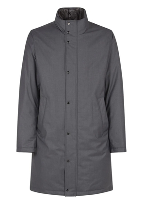 Herno high-neck single-breasted coat - Grey