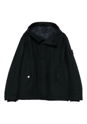 Stone Island hooded flap-pocket jacket - Blue