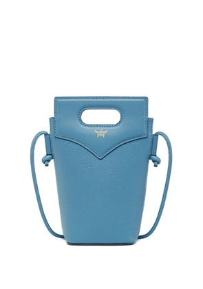 MCM Diamond leather cross body bag - Blue