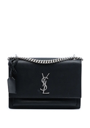 Saint Laurent Pre-Owned 2016 Medium Grained Calfskin Monogram Sunset crossbody bag - Black