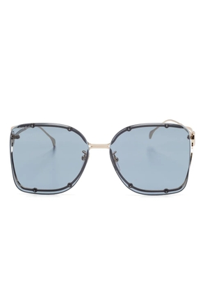Gucci Eyewear oversize-frame sunglasses - Gold