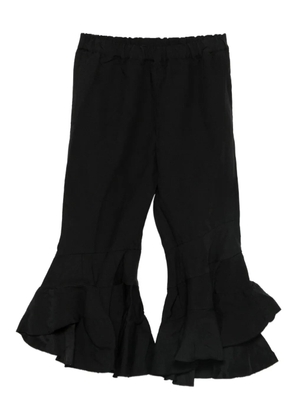 Comme Des Garçons ruffled trousers - Black