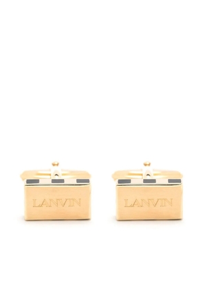 Lanvin logo-engraved cufflinks - Gold