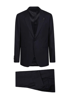 Lardini single-button wool suit - 850 BLUE