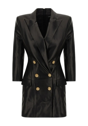 Balmain double-breasted mini dress - Black