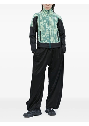 The North Face geometric-print zip jacket - Green