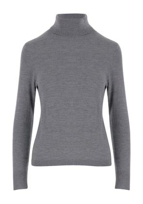 Allude high-neck wool sweater - Grey