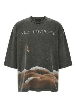 Willy Chavarria print short-sleeve T-shirt - Grey