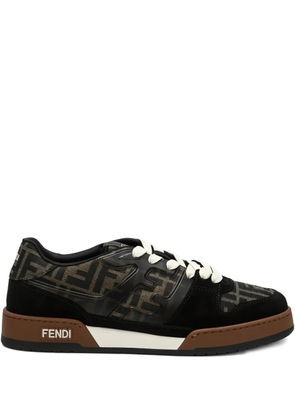 FENDI Match monogram-pattern sneakers - Brown