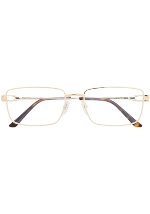 Cartier Eyewear square-frame logo-plaque sunglasses - Gold