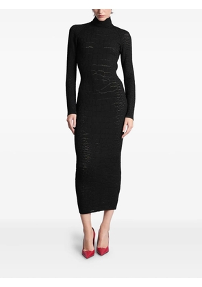 Balmain open-back midi dress - Black
