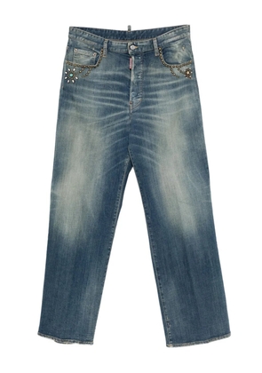 DSQUARED2 stud-embellished jeans - Blue