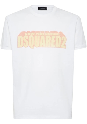 DSQUARED2 logo-print T-shirt - White